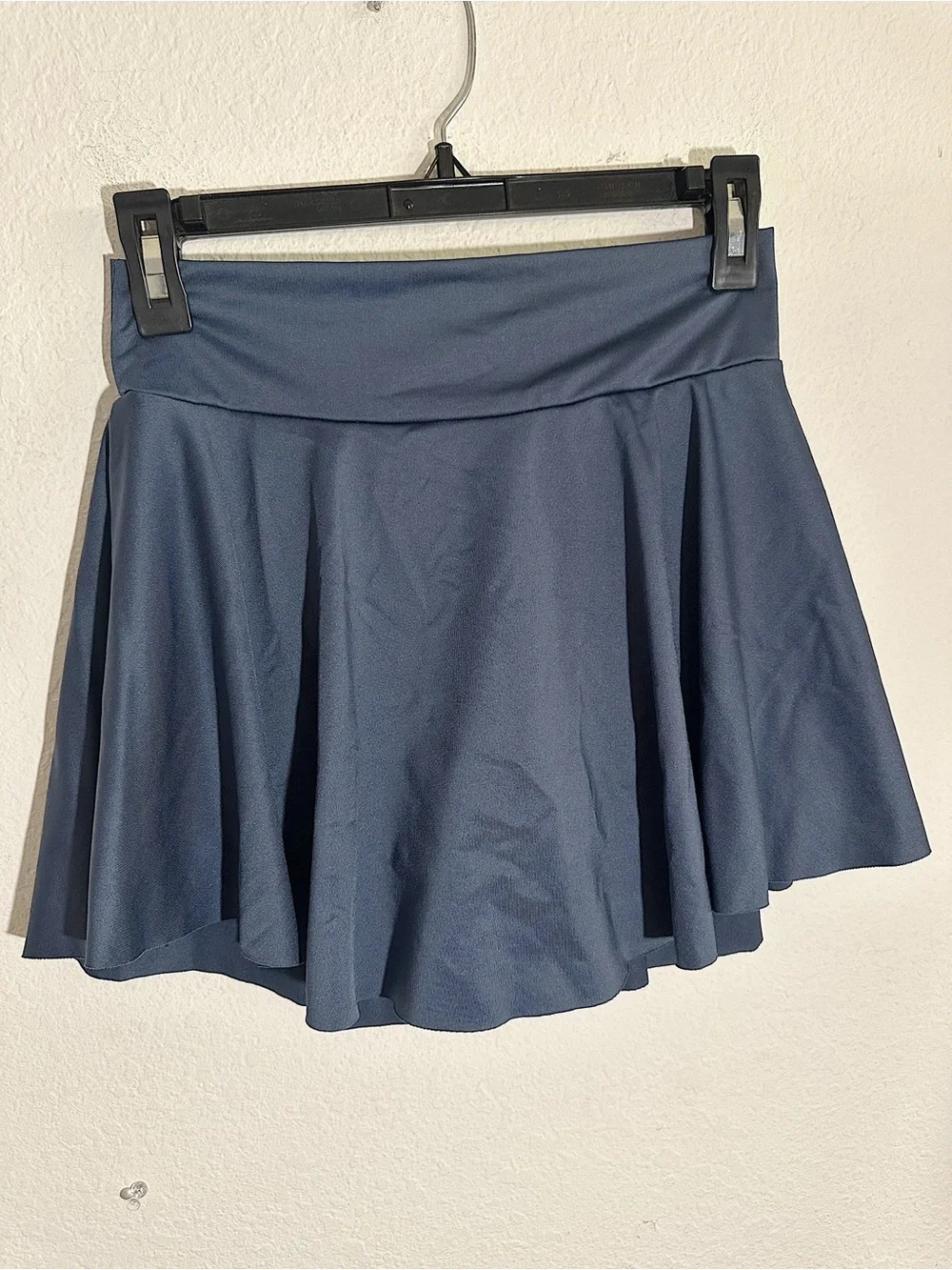 GreenFit Athletic Slate Blue Elastic Waistband Tennis Skirt/Skort Size Medium